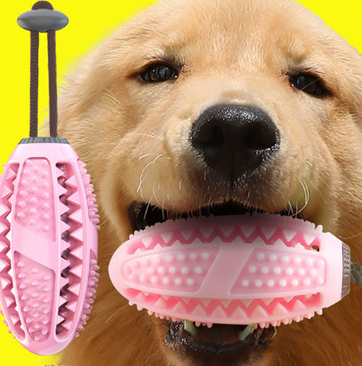 Dog Toys Silicon Suction Cup Tug Interactive Dog Ball Toy For Pet Chew Bite Tooth Cleaning Toothbrush Feeding Pet Supplies - Doggy-Dog world