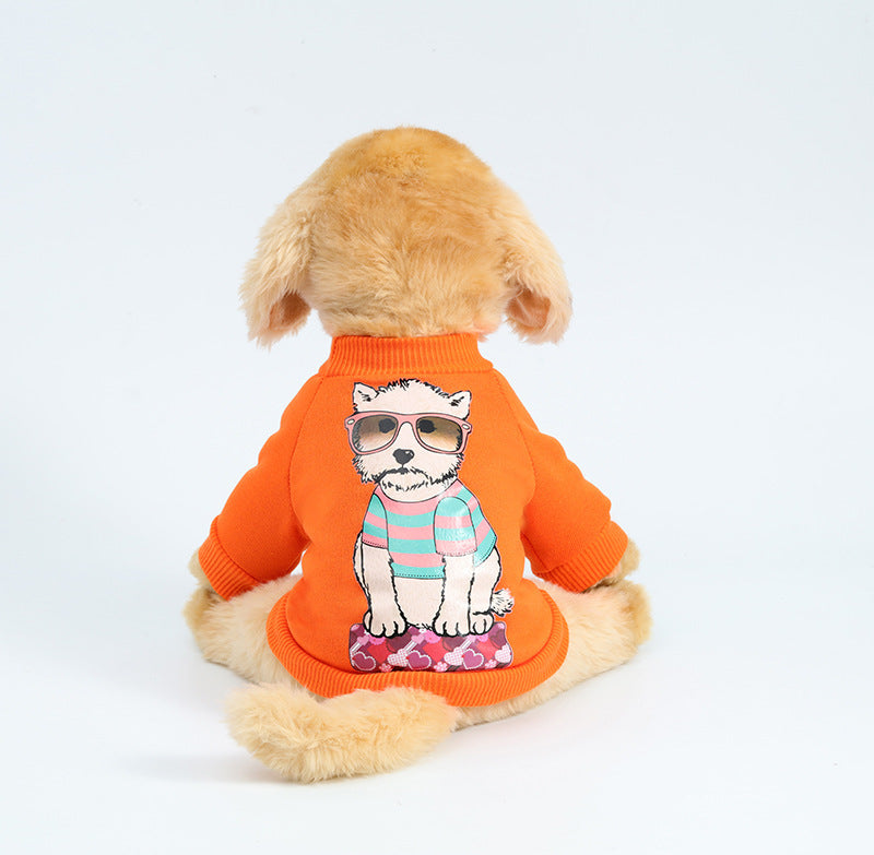 Pet Two Legged Hoodie Polyester Clothing For Dogs - Doggy-Dog world