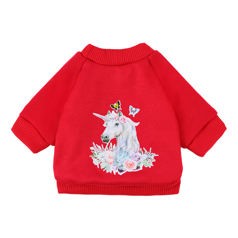 Pet Two Legged Hoodie Polyester Clothing For Dogs - Doggy-Dog world